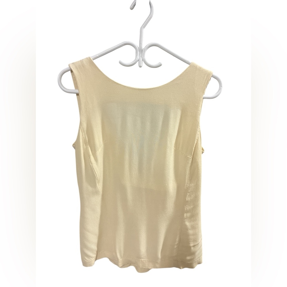 Nice Things Cream Sleeveless Top